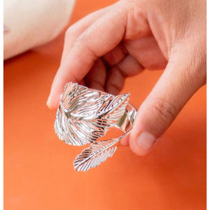 New Modern Design Silver Napkin Rings Set of 6 Napkin Holder Hotel Restaurant Supplies Tissue Organizer <b>for</b> Best <b>Sale</b> - Product Image 4