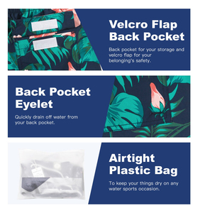 Short de bain imprimé pour hommes à la mode Tissu respirant léger à séchage rapide écologique pour nager, surfer et utiliser en extérieur - Product Image 6