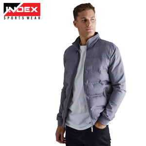 Chaqueta cálida de invierno de algodón y poliéster para hombre asequible, ajuste relajado para hombres maduros con logotipo y diseño personalizados - Product Image 4