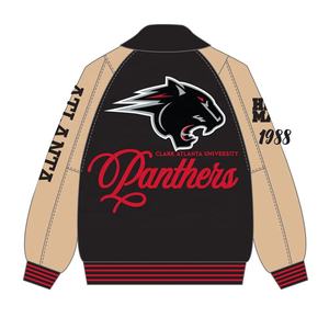 Chaqueta Varsity de Invierno para Hombre y Mujer, con Capucha, Logotipo Personalizado, Transpirable, de Secado Rápido, Cuerpo de Lana, Mangas de Algodón y Detalles en Lona - Product Image 2