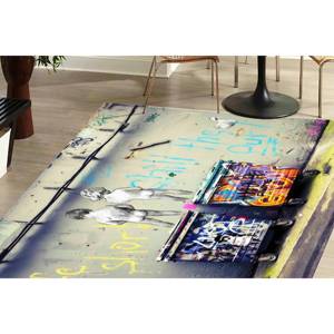Tapis imprimé moderne Banksy Life is Short pour la décoration de la maison, avec tapis à poils doux - Product Image 3