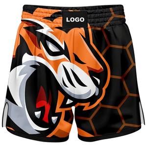 ชุดชกมวยสำหรับทุกเพศกางเกงขาสั้นโลโก้ออกแบบได้ตามต้องการ - Product Image 3