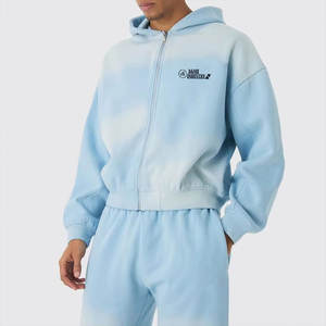 ชุดวอร์มผู้ชายแบบย้อมสีเอซิด แขนยาว สไตล์ลำลอง ดีไซน์สั่งทำได้ คุณภาพสูง ผ้าฝ้าย 100% น้ำหนักเบา เหมาะสำหรับฤดูหนาว ปรับแต่งได้ - Product Image 5