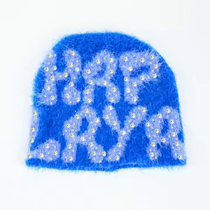 Nouvelle arrivée luxe designer hiver chapeaux mode chaud tricoté Beanie chapeaux célèbre marque hiver chaud unisexe bonnet chapeau - Product Image 3
