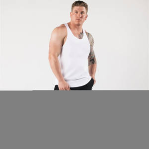 2025 prix usine coupe basse hommes vêtements de sport Fitness débardeur hommes sous-vêtements coton Sublimation débardeur pour hommes - Product Image 2