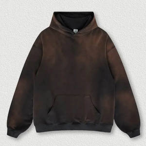 Fabricante personalizado para hombre Oversize algodón Vintage ácido lavado sudaderas con capucha logotipo personalizado Oversize ácido lavado sudaderas con capucha - Product Image 2