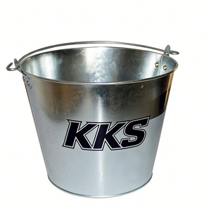 Cubo <span class=keywords><strong>de</strong></span> Hielo Metálico <span class=keywords><strong>de</strong></span> 3.5L, 5L y 8L con Logotipo Personalizado para Cervecerías, Bodegas y Bares, Compatible con OEM/ODM, para Promoción - Product Image 4