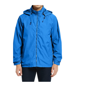 Veste coupe-vent décontractée pour hommes broderie de logo personnalisé vente en gros d'accessoires de sport OEM - Product Image 1