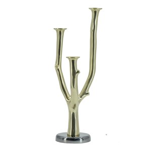Gold <b>Pillar</b> <b>Candle</b> Holder for Home Decoration Unique Design Gold Finished Handmade T Light <b>Candle</b> Holder <b>Pillar</b> for Living Room - Product Image 6