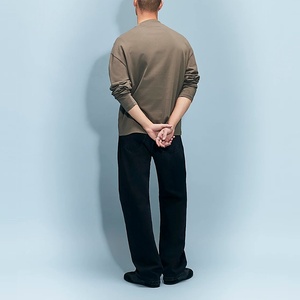 Nueva llegada: Pantalones vaqueros holgados de corte recto para hombre, de alta calidad, personalizados, para otoño e invierno, estilo casual, hechos en Bangladesh. - Product Image 6
