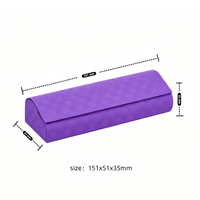 Étui à lunettes semi-rigide en cuir PU avec logo personnalisé Blue Feather, boîte de protection portable multicolore pour lunettes de soleil pour hommes et femmes