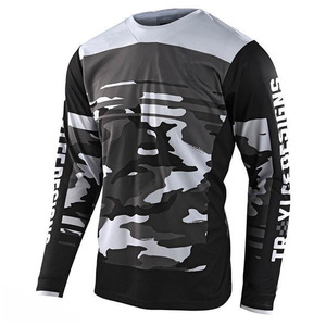 Maillots à manches courtes de vêtements de sport de motocross en polyester 100% personnalisés avec impression par sublimation numérique Hauts de chemise CMJN pour adultes - Product Image 6