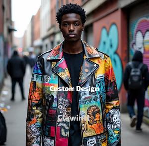 Proveedor de chaquetas de cuero Premium para diseñadores de moda Chaquetas de cuero al por mayor para marcas y diseñadores de moda - Product Image 5