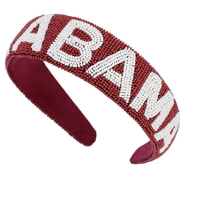 Bandeau de perles de rocaille de l'équipe du collège - Product Image 3