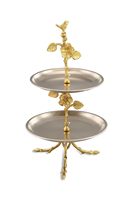 Présentoir à gâteaux décoratif de fantaisie, présentoir à gâteaux et cupcakes, support à desserts pour anniversaire et fête de mariage