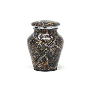 Urna de cremación hecha a mano de estilo europeo, jarrón de metal, urna decorativa para cenizas humanas y de mascotas - Product Image 1