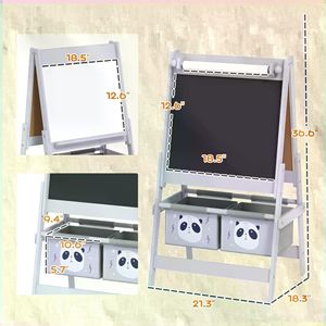 Blackboard and Whiteboard <b>Easels</b> Brand New - Product Image 2