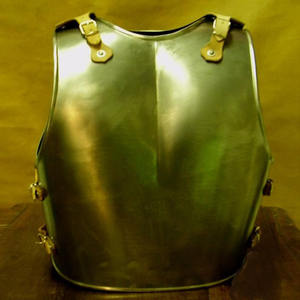 Plastron italien durable du quinzième siècle réplique historique acier laiton fer armure Style Antique fait à la main adulte portable - Product Image 4