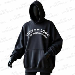 Venta al por mayor Unisex de alta calidad personalizado sudaderas de lana hombres ropa de calle pesada de gran tamaño hombres traje informal al por mayor con OEM - Product Image 5