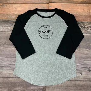 2025 Wholesale High Quality Fashion Custom Printed Mens T-Shirt | Raglan Sleeve Longline Fit Curved Bottom <b>TShirt</b> - Product Image 5