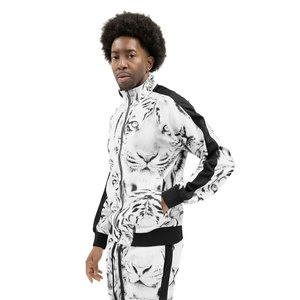 Survêtement deux pièces à manches longues respirant grande taille pour hommes, nouveau style Streetwear 100% coton, vêtements de jogging pour l'hiver, meilleure vente - Product Image 3