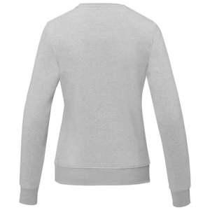 Venta al por mayor de sudaderas de lana de algodón en blanco de corte holgado logotipo personalizado pulóver Sudadera de cuello redondo Mujer - Product Image 6