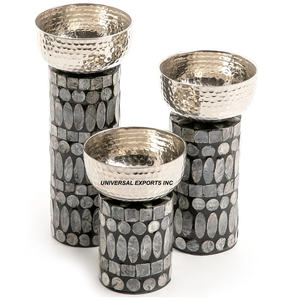 Juego de Tres Tazones para Chocolate de Nácar, Excelente Calidad, Hechos a Mano, Tazón para Dulces, Tamaño Personalizado, Elegante Tazón para Chocolate - Product Image 1