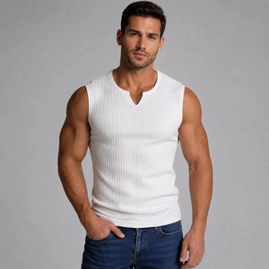 Débardeur sans manches pour homme Ever Glow, col rond, respirant, en coton/fibre de bambou, vêtements décontractés, poches, impression par transfert par sublimation - Product Image 4