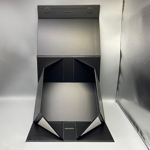 고급 맞춤형 선물 상자, 단단한 종이 자석 포장, 접이식 플립형 뚜껑 리본 상자 - Product Image 6