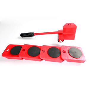 Hochwertige Möbel Transport Lifter Schwere Sachen Moving Tool 4 Wheeled Mover Rollen 1 Wheel Bar Handwerkzeuge Set - Product Image 1