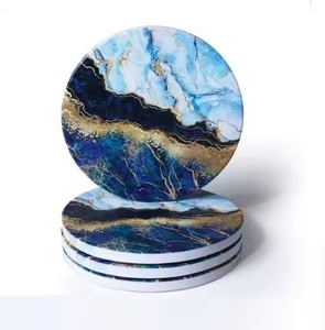 Customized <b>Wooden</b> <b>Coaster</b> for Tableware Decoration Hot Selling Wood <b>Coaster</b> Best 4 Piece Set With Customized Printing - Product Image 5