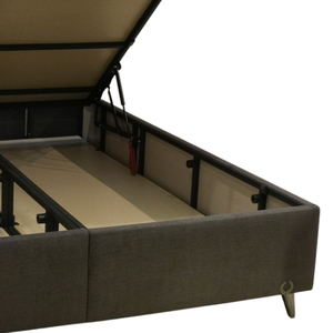Base de Cama Tapizada Glamour con Almacenamiento y Cabecero, Sistema Hidráulico de Elevación, Venta al por Mayor, Listo para Exportación B2B, Ecológico, Personalizable para Dormitorio - Product Image 2