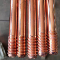 Rod Portable batang bumi tanah tembaga terikat batang bumi baja berpakaian tembaga batang tanah