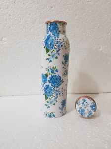 Set of 2 Handmade Copper <b>Water</b> <b>Bottles</b> Luxury Travel Friendly Hot Selling Customizable High Quality Plastic Drinkware - Product Image 5