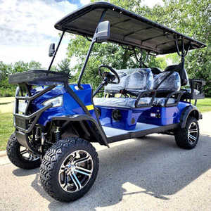 Carritos de golf de lujo silenciosos y potentes para 2 a 8 personas, ideales para el transporte de invitados premium, con iluminación LED y características de durabilidad, económicos. - Product Image 2