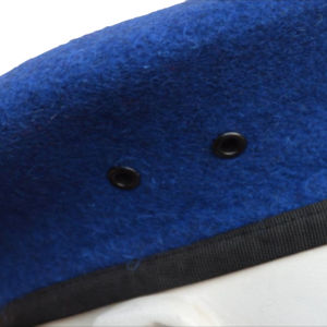 Chapeaux béret dernier modèle Logo personnalisé Chapeaux béret universels Chapeau béret en coton uni avec logo personnalisé - Product Image 4