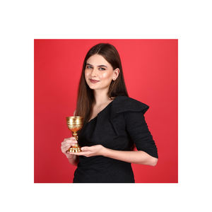 Gobelet à vin en laiton de collection supérieure, verre à vin royal |   Calice médiéval fait main |   Articles de bar vintage |   Fabriqué en Inde - Product Image 4