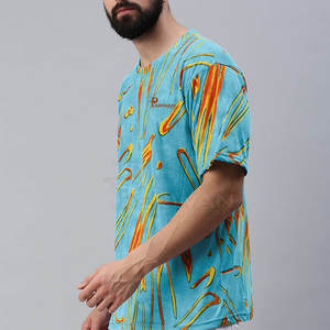 Uso al aire libre Camiseta de gran tamaño para hombres 100% algodón Moda informal Secado rápido y transpirable Alta calidad - Product Image 3