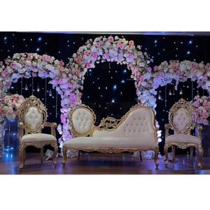 Ensemble de canapés de style italien pour mariage traditionnel, ensemble de canapés de scène pour réception de mariage moderne, dernier ensemble de canapés pour séance photo avant mariage - Product Image 1