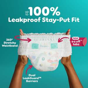 Couches-culottes Pampers Cruisers 360 - Taille 6, 104 unités, protection bébé jusqu'à 100 % anti-fuites - Product Image 5