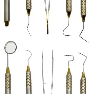 Set di strumenti per la salute di 7 strumenti per il riempimento di amalgama in vetro composito dentale Kit di vendita di fonti di alimentazione manuale - Product Image 5