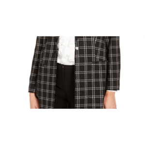 Giacca Blazer Elegante da Donna Calvin Klein a Quadri con Bottoni in Nero Taglia 2 - Product Image 3