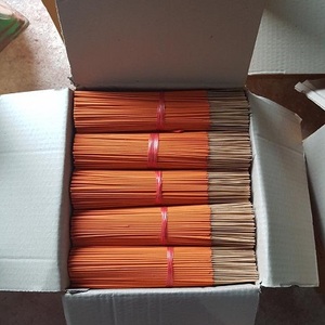 Produit de qualité supérieure Bâtonnets d'encens non parfumés Orange 12 pouces 9 pouces Whatsapp + 84 961 633 908 - Product Image 1