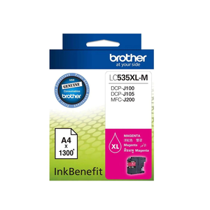 Cartouche d'encre Brother LC535XL haute capacité, magenta, noir et couleurs LC - Product Image 1