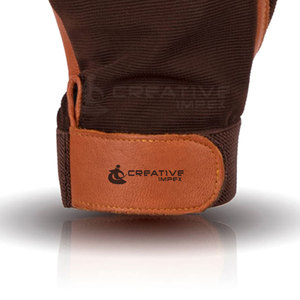 Adjustable <b>Strap</b> Full <b>Finger</b> Horse Riding Gloves Breathable Durable Leather Windproof Waterproof Hook Loop Closure Anti-Slip - Product Image 5