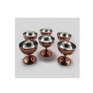 Ensemble de cinq bol à crème glacée de forme ronde dans une tasse à crème glacée en acier inoxydable pour l'hôtel, la maison et le restaurant - Product Image 2