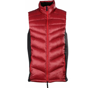 Gilet matelassé pour homme avec fermeture éclair intégrale Veste épaisse isolée sans manches pour homme Gilet matelassé d'extérieur pour l'hiver - Product Image 1