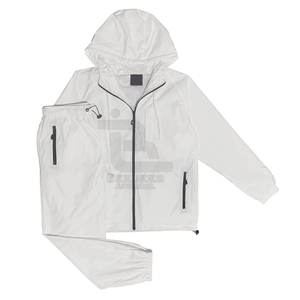 Conjuntos de Chándal Personalizados con Capucha, Transpirables, Cortavientos, para Invierno, Diseño Sólido, Tallas Grandes, 100% Poliéster - Product Image 1