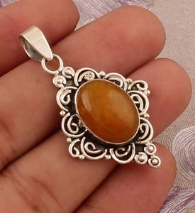 Bijoux fins en argent Sterling 925 faits à la main cadeau pour les femmes 10x14mm ovale naturel Rose Quartz pierres précieuses lunette ensemble pendentif belle - Product Image 6