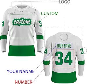 Uniforme de Hockey sobre Hielo Unisex Personalizado al por Mayor, de Alta Calidad, Cómodo, de Secado Rápido y Transpirable, Servicio OEM en Venta - Product Image 5